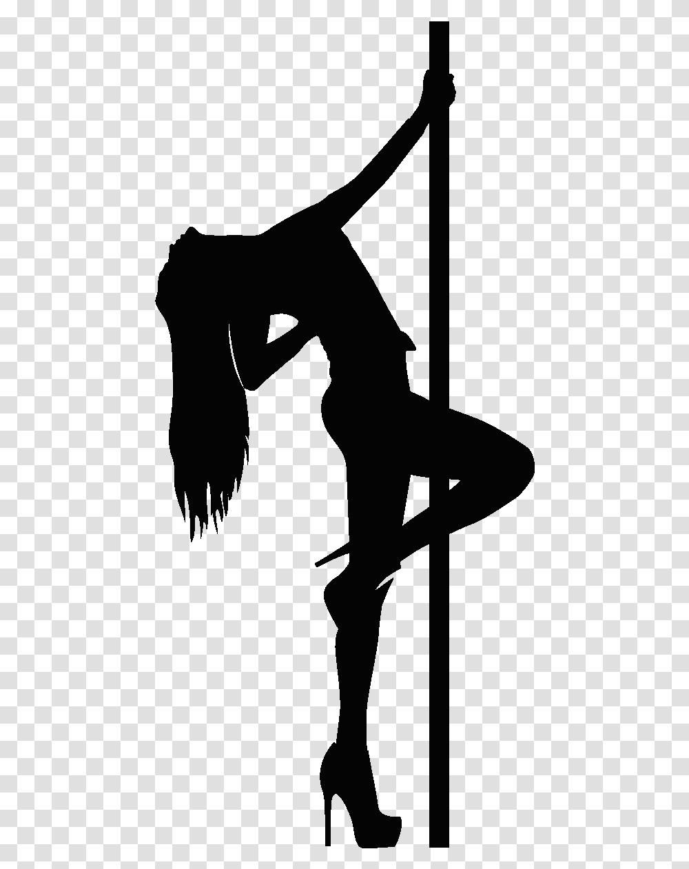 Pole Dancer, Person, Silhouette, Kneeling, Photography Transparent Png