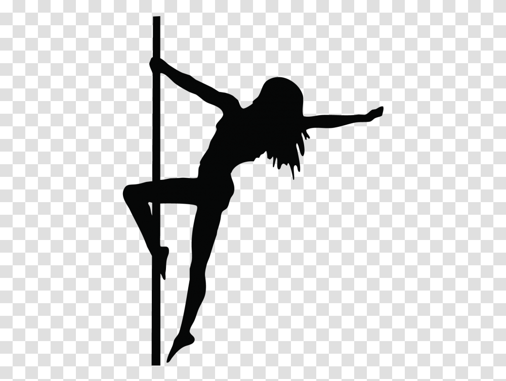 Pole Dancer Silhouette Clip Art, Person, Human, Leisure Activities, Circus Transparent Png