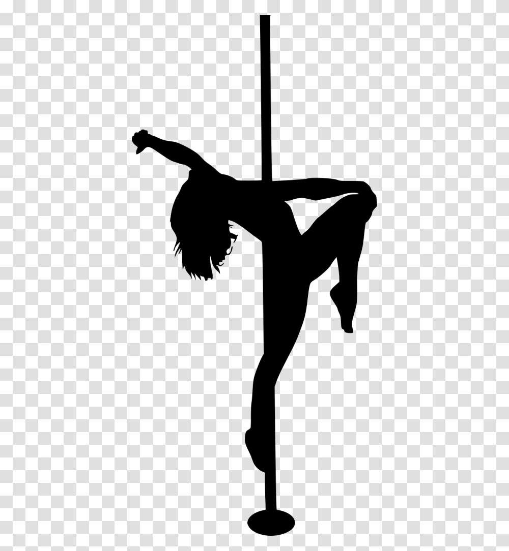 Pole Dancing Silhouette Pole Dancer Silhouette, Gray, World Of Warcraft Transparent Png