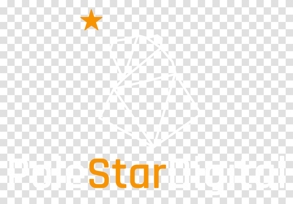 Pole Star Digital Logo Graphics, Star Symbol, Triangle Transparent Png