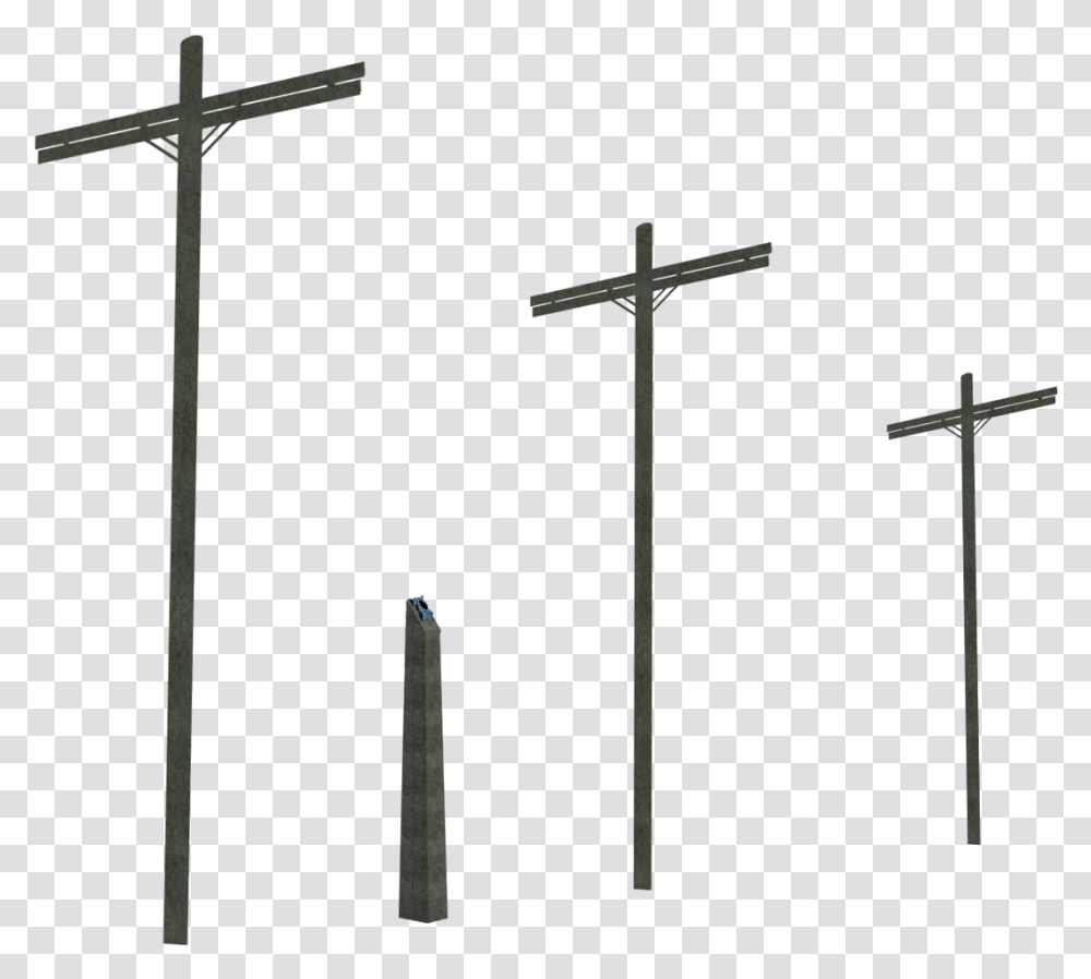 Pole Vector Utility Cross, Crucifix, Arrow, Utility Pole Transparent Png