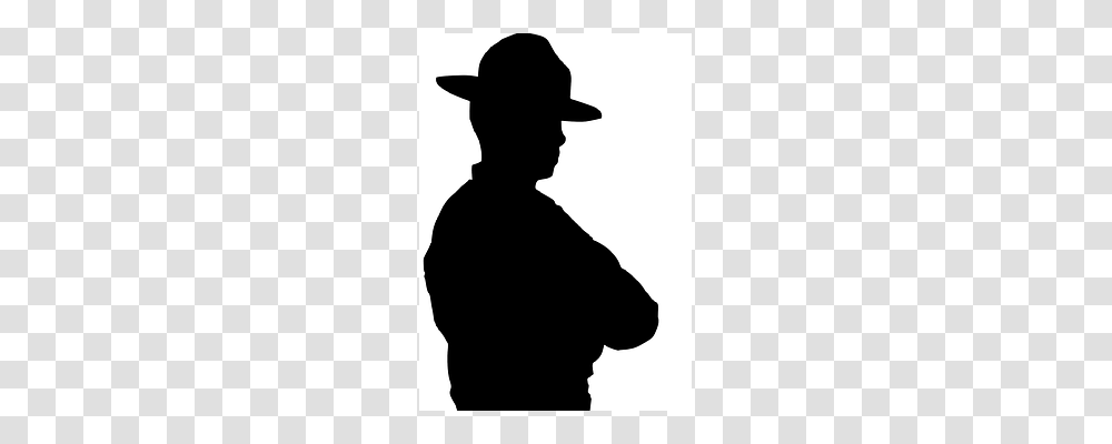 Police Silhouette, Apparel, Person Transparent Png