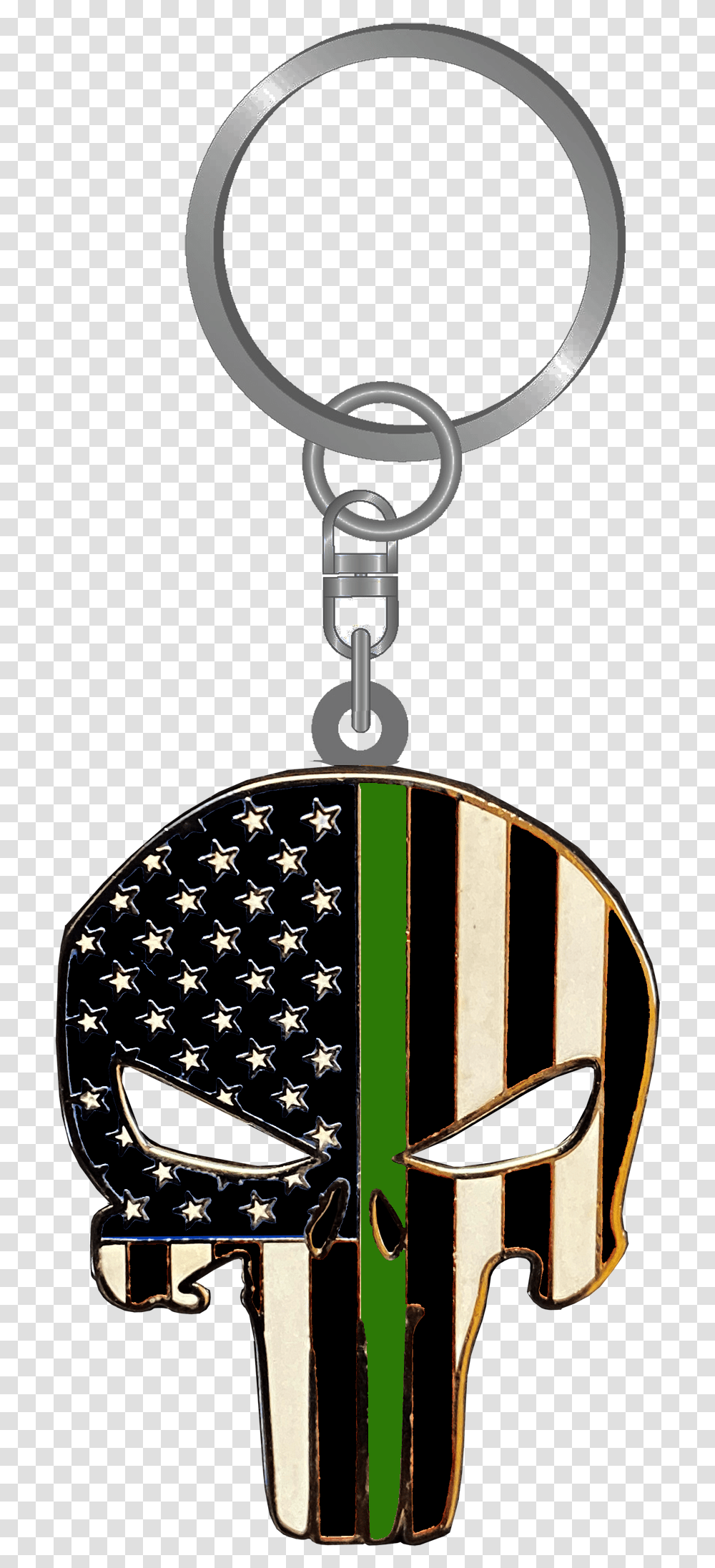 Police American Flag Usa Keychain Punisher Thin Blue Line Iphone, Symbol, Pendant, Logo, Trademark Transparent Png