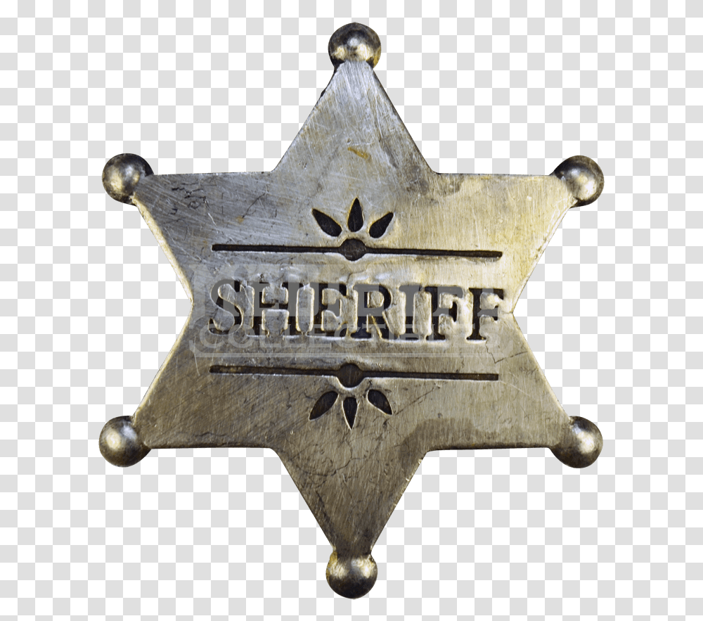 Police Badge Clipart Background Sheriff Badge, Logo, Trademark, Cross Transparent Png