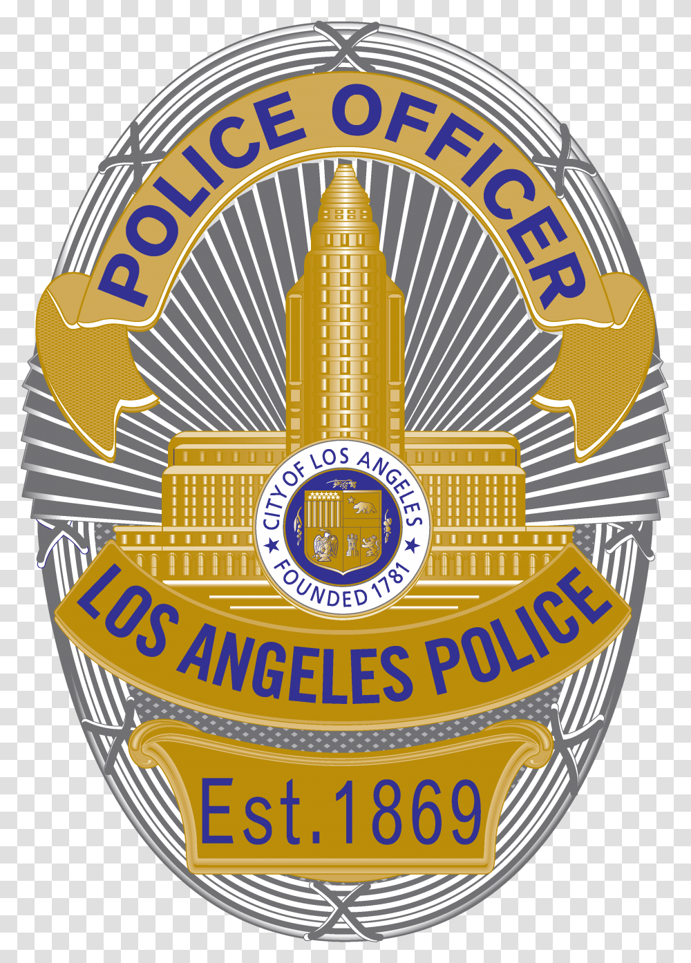 Police Badge Clipart Badge, Logo, Trademark Transparent Png