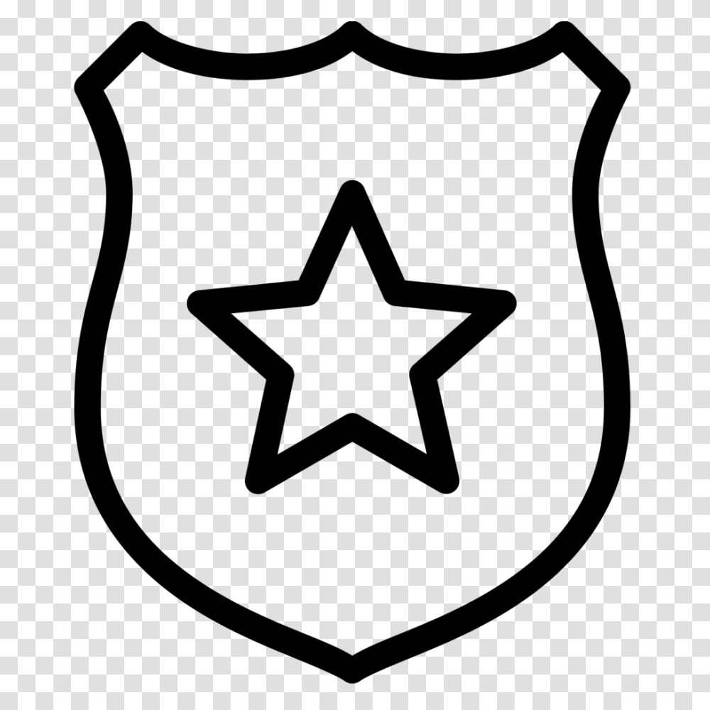 Police Badge Clipart Clipart Crossword, Armor, Star Symbol, Shield Transparent Png