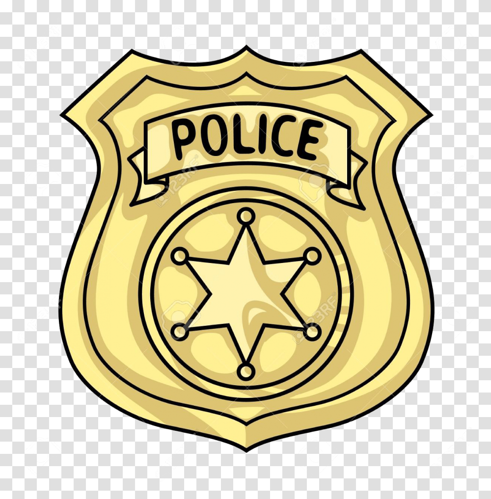 Police Badge Clipart, Logo, Trademark Transparent Png
