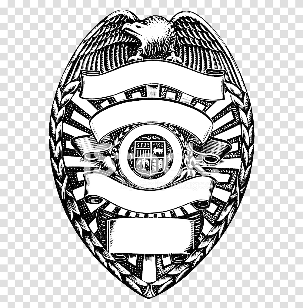 Police Badge Drawing At Free For Personal Blank Police Badge Vector, Helmet, Apparel, Machine Transparent Png