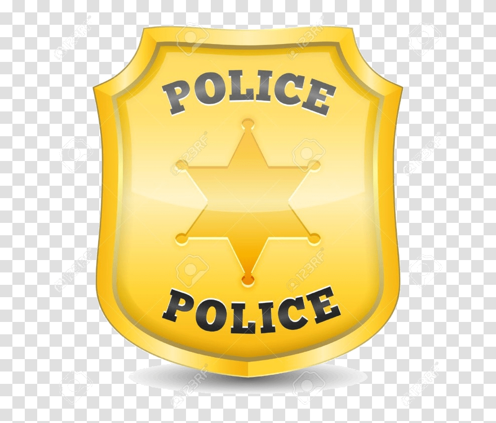 Police Badge Emblem, Logo, Trademark, Armor Transparent Png