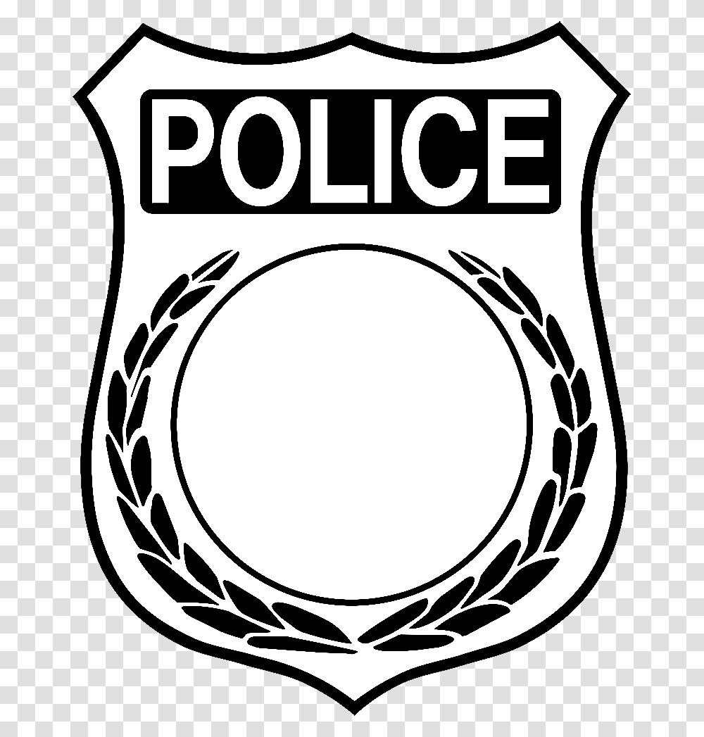 Police Badge, Label, Stencil Transparent Png