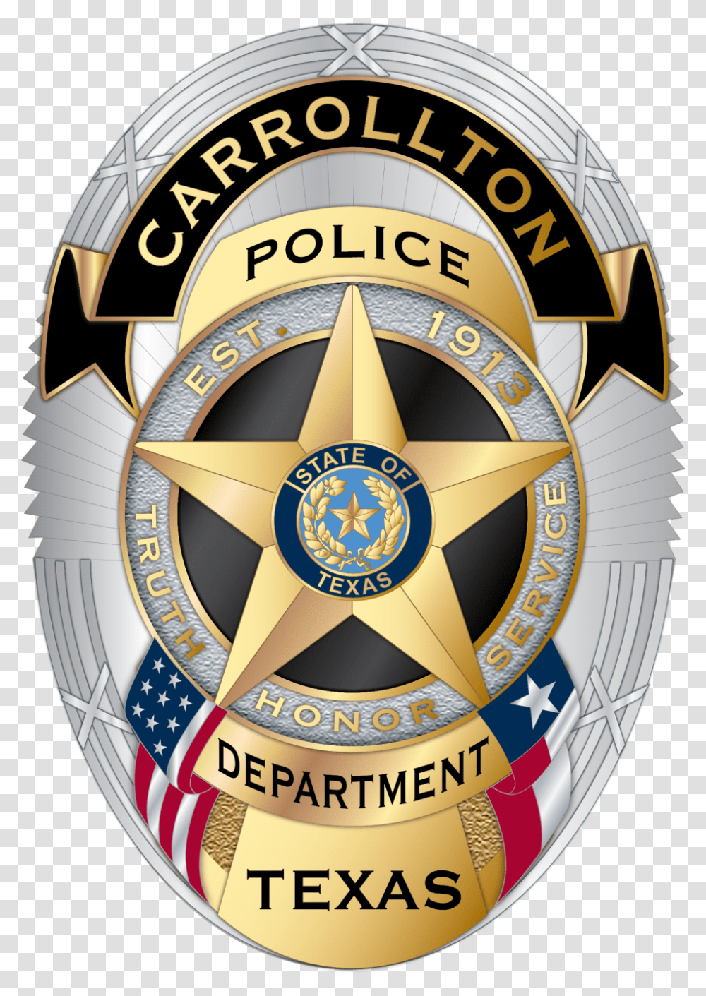 Police Badge, Logo, Trademark, Emblem Transparent Png