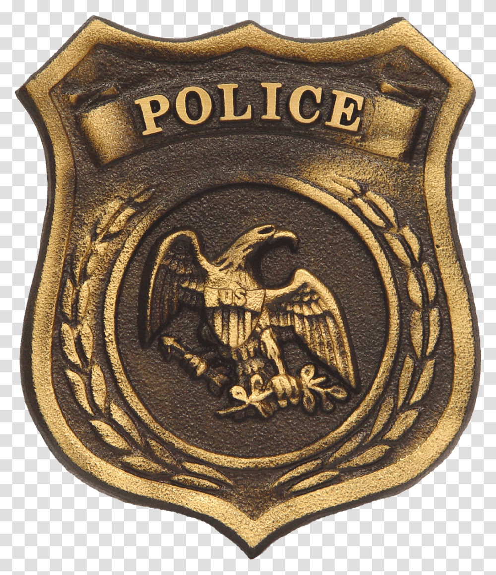 Police Badge, Logo, Trademark, Rug Transparent Png