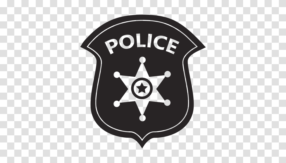 Police Badge, Star Symbol, Compass Math, Emblem Transparent Png