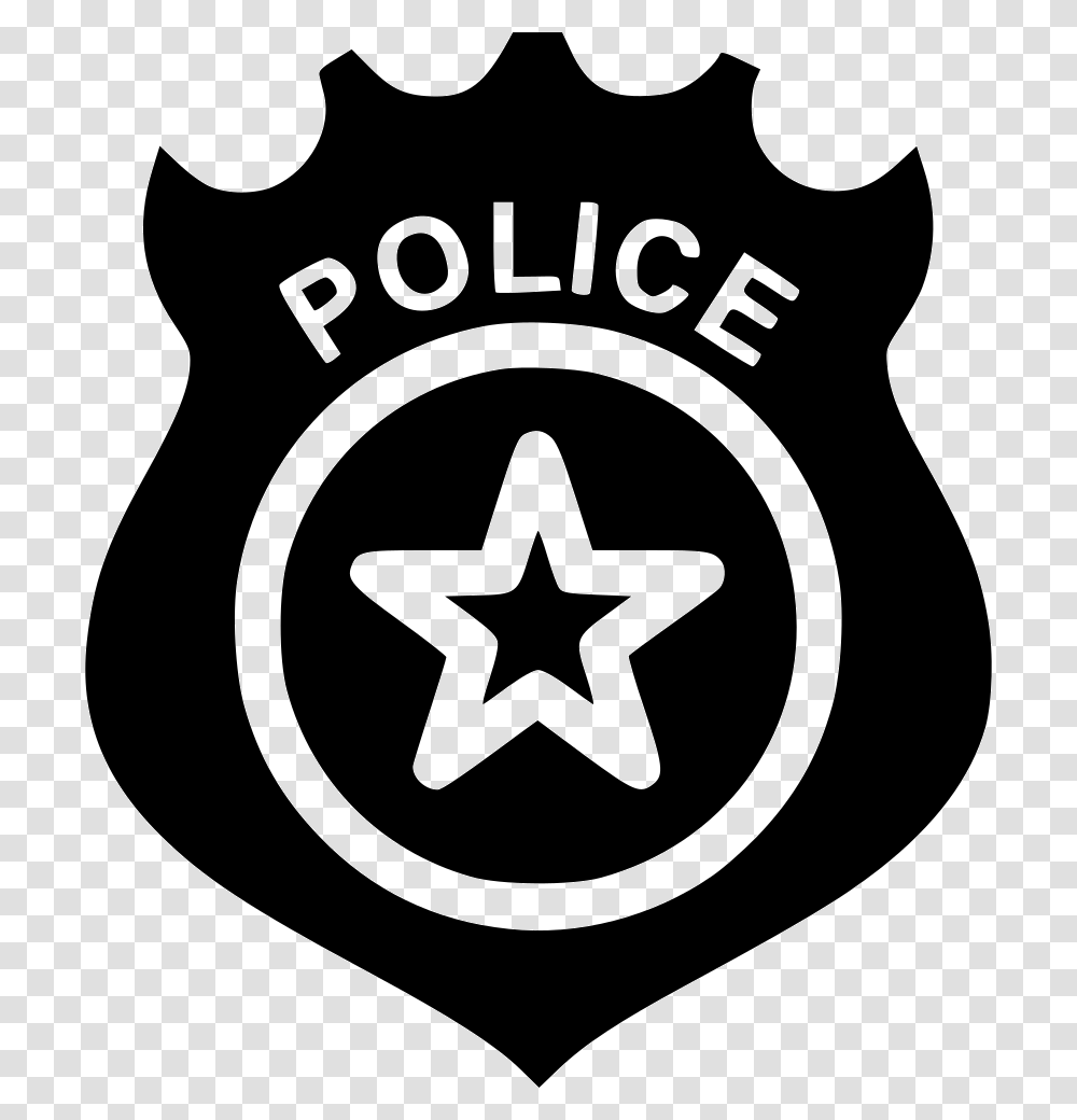 Police Badge, Star Symbol Transparent Png