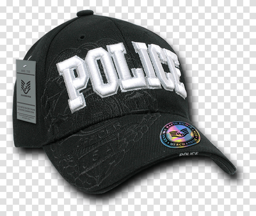 Police Cap Shadow Baseball Cap, Apparel, Hat Transparent Png