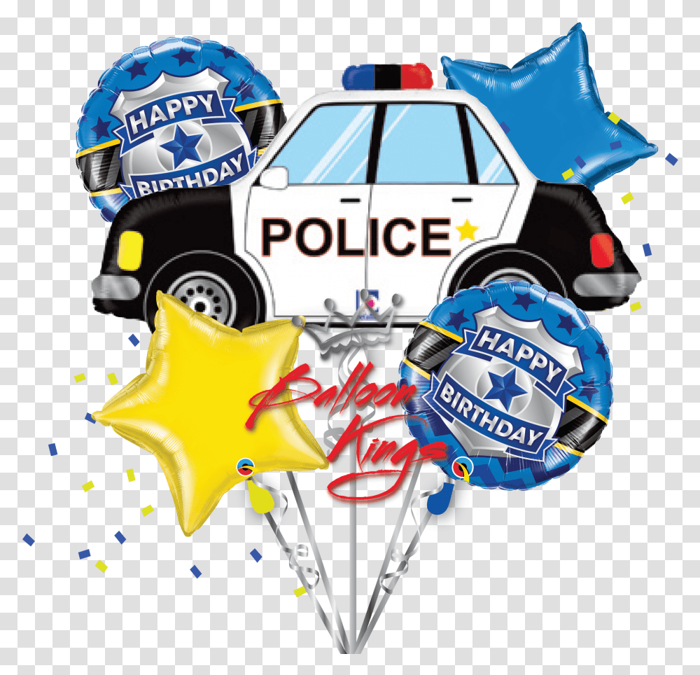 Police Car Bouquet, Helmet, Apparel, Vehicle Transparent Png