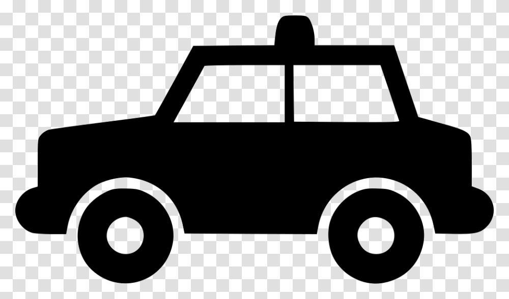 Police Car Car Flat Graphic, Vehicle, Transportation, Automobile, Lawn Mower Transparent Png