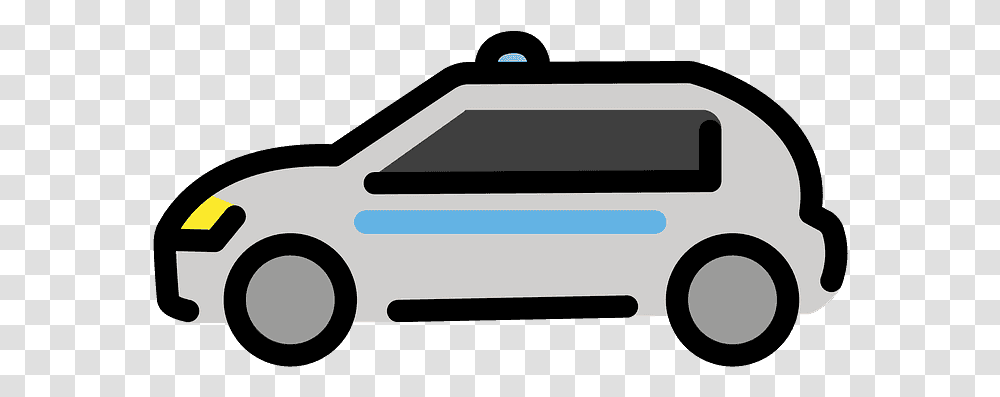 Police Car Emoji Clipart Emoji Taxi, Vehicle, Transportation, Automobile, Electronics Transparent Png