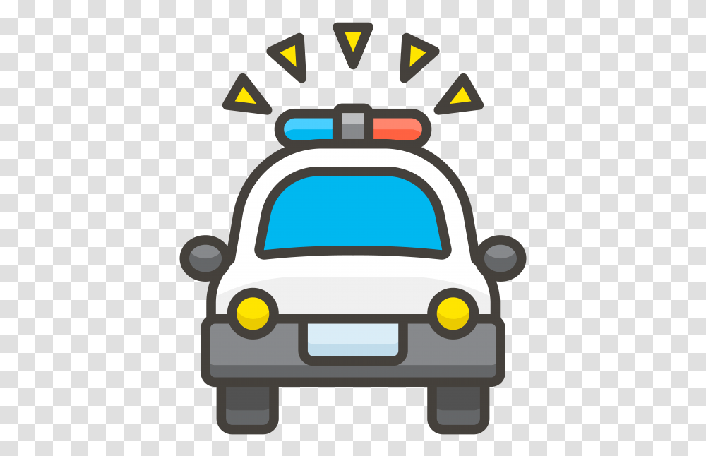 Police Car Emoji Icon Car, Vehicle, Transportation, Automobile, Taxi Transparent Png