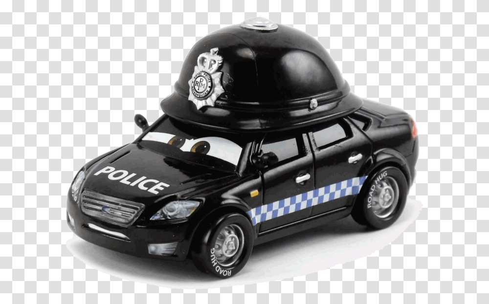 Police Car From Movie Cars Cars 2 Scott Spark, Vehicle, Transportation, Automobile, Helmet Transparent Png