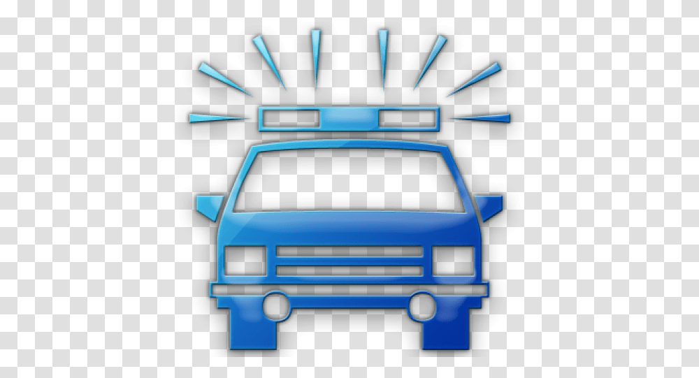 Police Car Icon Ambulace Sirene, Vehicle, Transportation, Sedan, Bumper Transparent Png