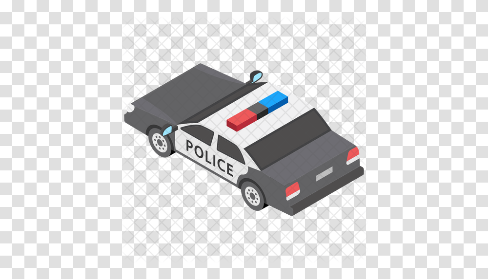 Police Car Icon Ford Crown Victoria Police Interceptor, Transportation, Vehicle, Wheel, Machine Transparent Png