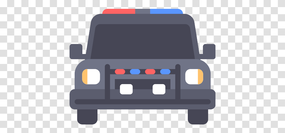 Police Car Icon Police Car, Vehicle, Transportation, Bumper, Light Transparent Png