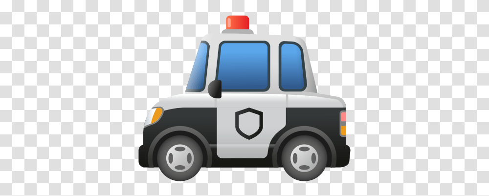 Police Car Icon - Free Download And Vector Police Car Emoji Google, Vehicle, Transportation, Van, Ambulance Transparent Png