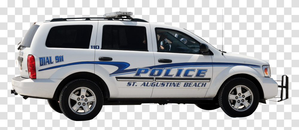 Police Car Land Rover Vehicle Police Car Side View, Transportation, Spoke, Machine, Tire Transparent Png