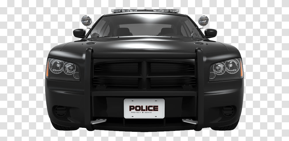 Police Car Pickup Truck Black Vehicle Cop Car Front, Transportation, Automobile, Bumper, License Plate Transparent Png
