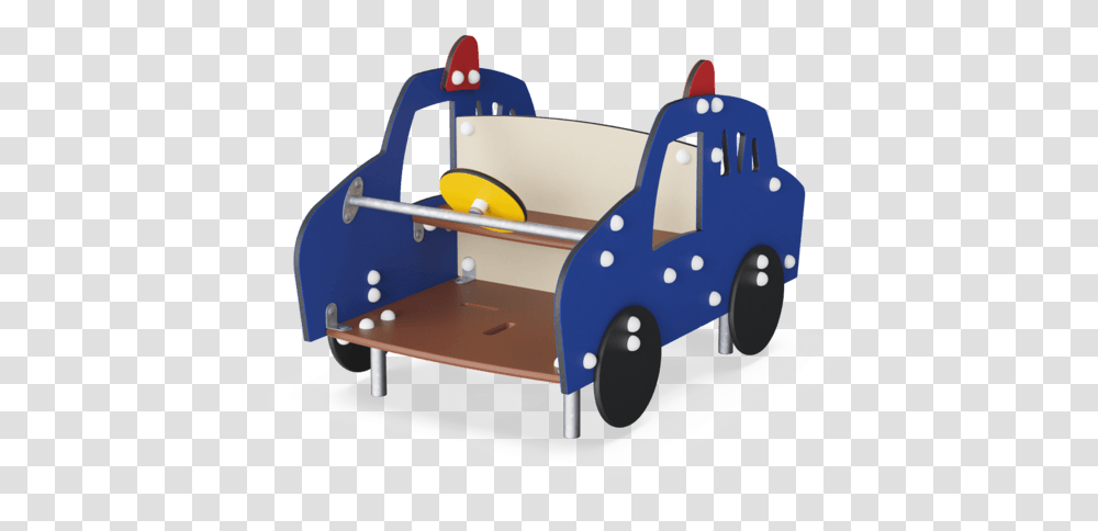 Police Car Playhouses And Themed Play From Kompan Police Car, Furniture, Cradle, Couch, Vehicle Transparent Png