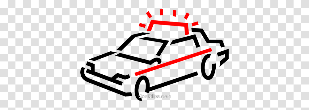 Police Car Royalty Free Vector Clip Art Illustration, Label, Vehicle, Transportation Transparent Png