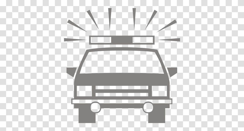 Police Car Silhouette, Vehicle, Transportation, Van, Automobile Transparent Png