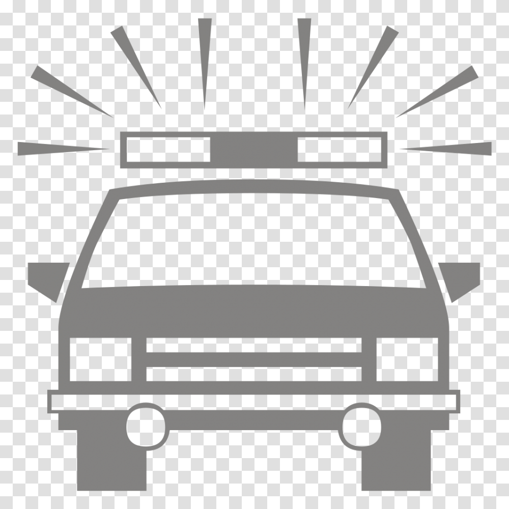 Police Car Silhouette, Vehicle, Transportation, Van, Automobile Transparent Png