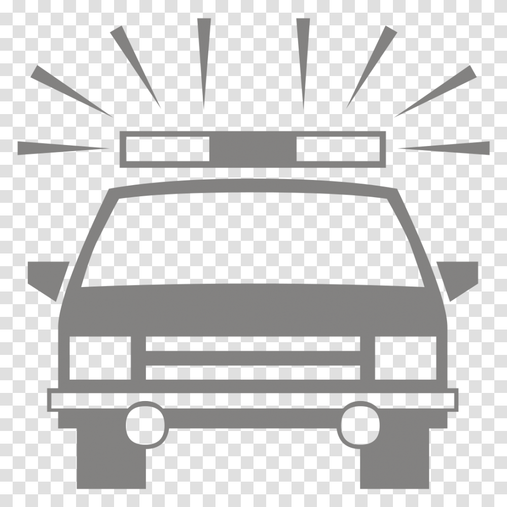 Police Car Silhouette, Vehicle, Transportation, Van, Automobile Transparent Png