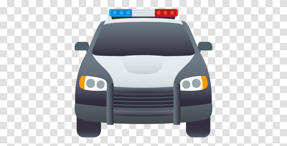 Police Car That Manages To Police Car Emoji, Vehicle, Transportation, Automobile, Bumper Transparent Png