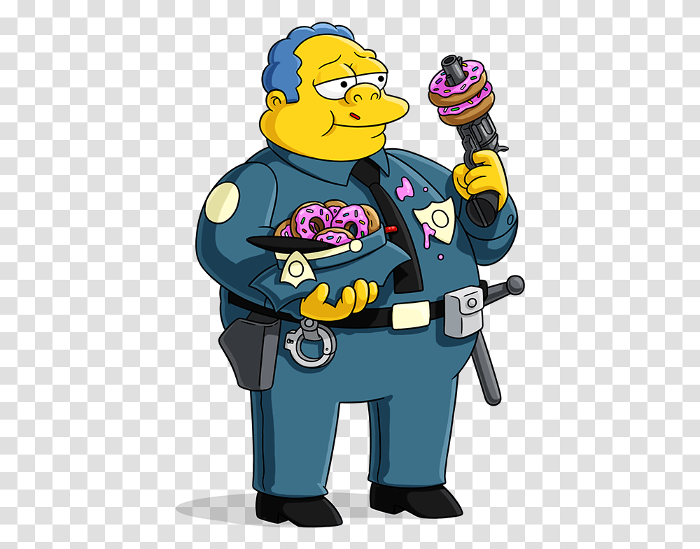Police Clip Art Simpsons Chief Wiggum, Costume, Outdoors, Fireman Transparent Png