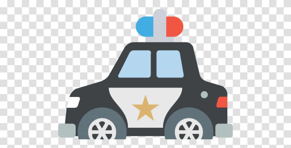 Police Clipart Emoji Polizeiauto Emoji, Car, Vehicle, Transportation, Automobile Transparent Png