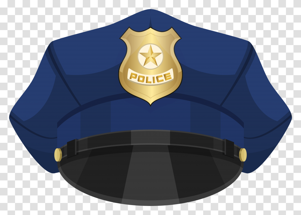 Police Clipart Frame Image Police Hat, Logo, Trademark, Badge Transparent Png