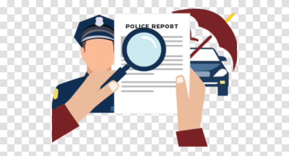 Police Clipart, Magnifying, Person, Human Transparent Png