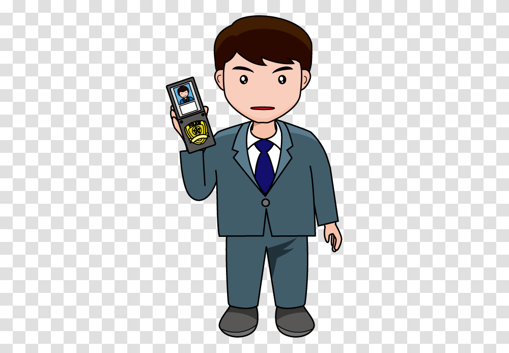 Police Clipart Police Detective, Person, Human, Apparel Transparent Png