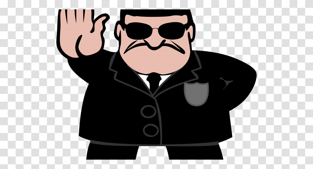 Police Clipart Police Man, Face, Person, Sunglasses, Mustache Transparent Png
