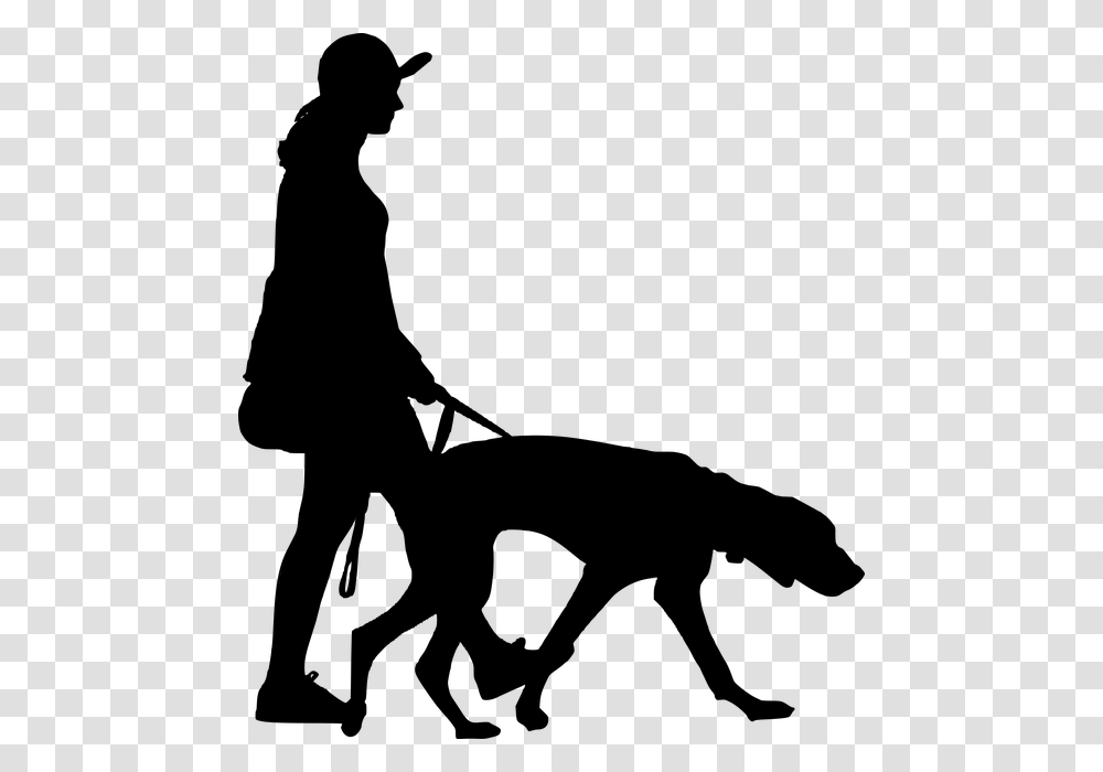 Police Dog Walking People Silhouette, Gray, World Of Warcraft Transparent Png