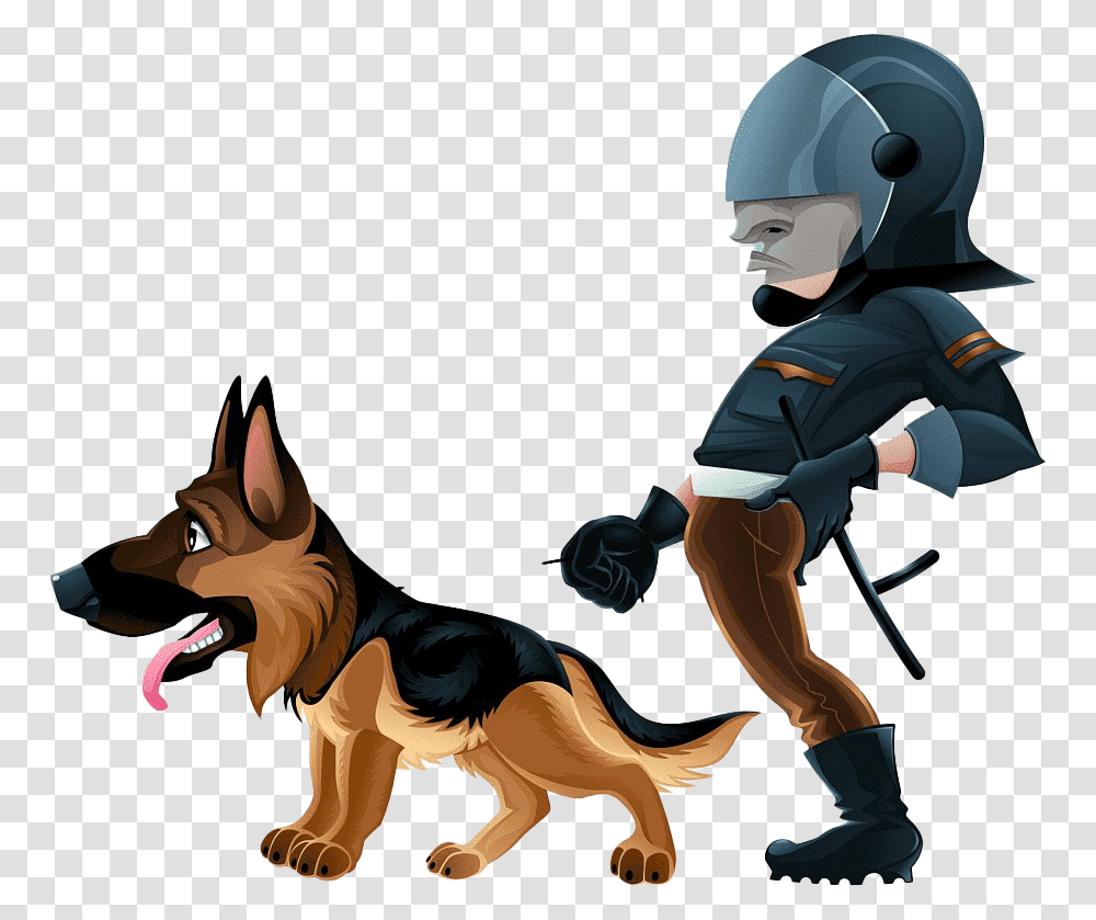 Police German Shepherd Dog Download Image, Helmet, Apparel, Person Transparent Png