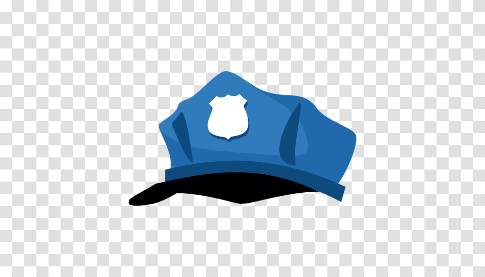 Police Hat Cartoon, Apparel, Cap, Swimwear Transparent Png