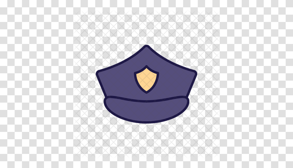 Police Hat Icon Louvre, Clothing, Apparel, Logo, Symbol Transparent Png