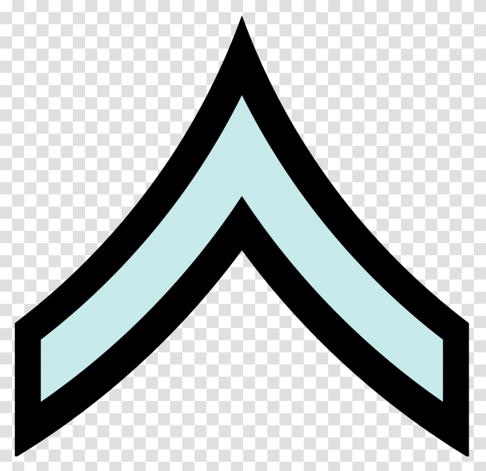 Police Light Trooper First Class Insignia, Logo, Trademark, Triangle Transparent Png