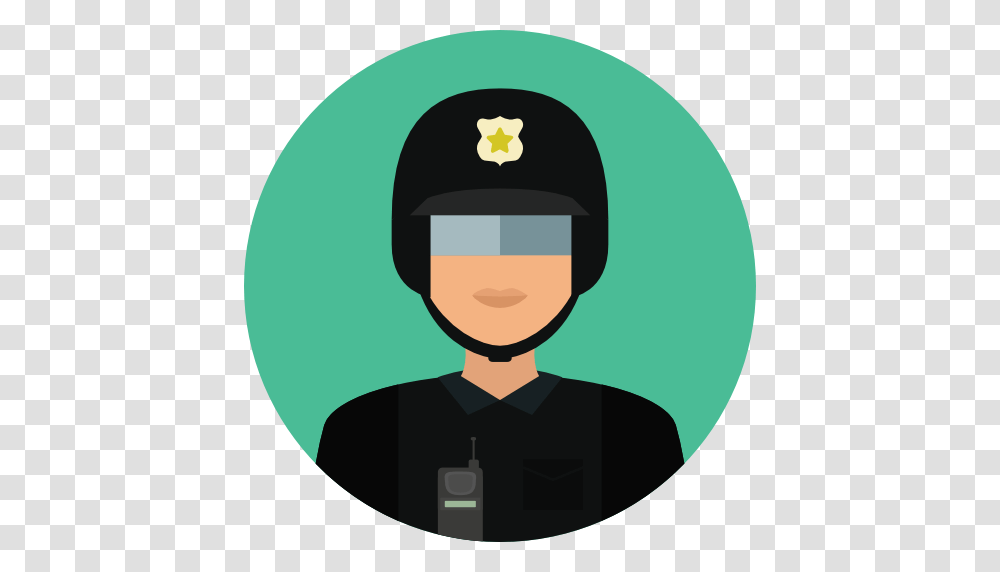 Police, Logo, Face, Waiter Transparent Png