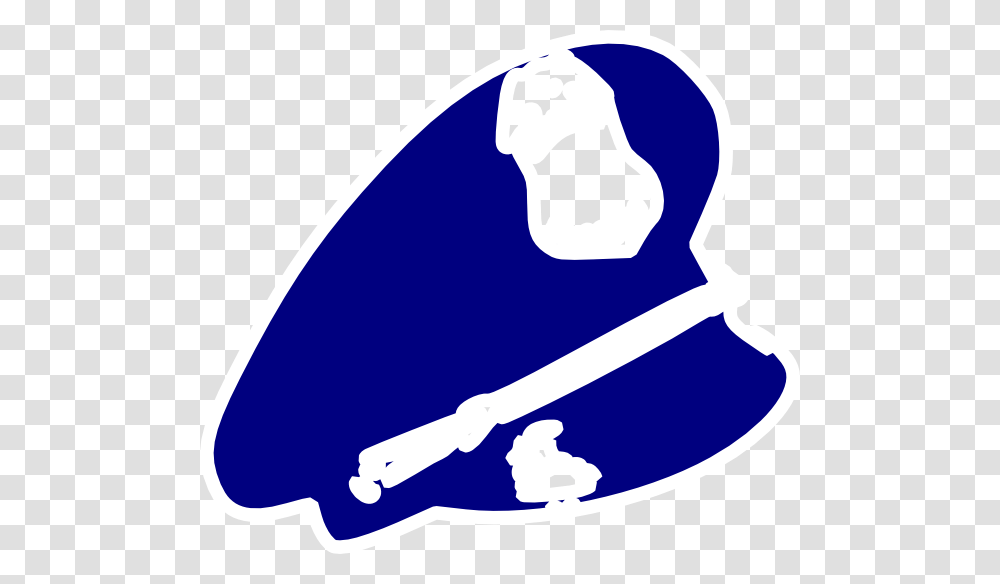 Police Man Hat Svg Clip Arts Emoji Police Hat, Weapon, Silhouette, Blade, Baseball Cap Transparent Png