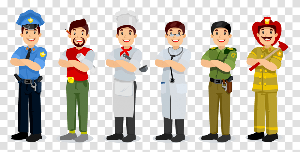 Police Man Profession Clipart, Person, Human, Chef Transparent Png